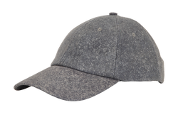 Bottega Veneta Logo-Embroidered Baseball Cap, Leather, Grey, Sz M, DB, 3*