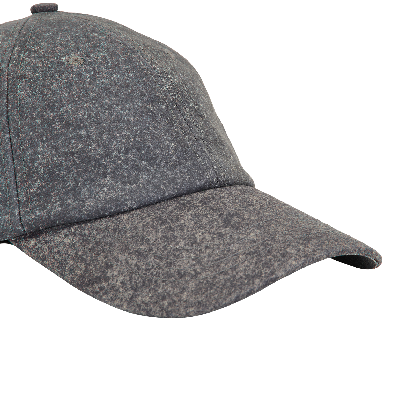 Bottega Veneta Logo-Embroidered Baseball Cap, &pound;220, Accessories, Grey, Leather, Other view
