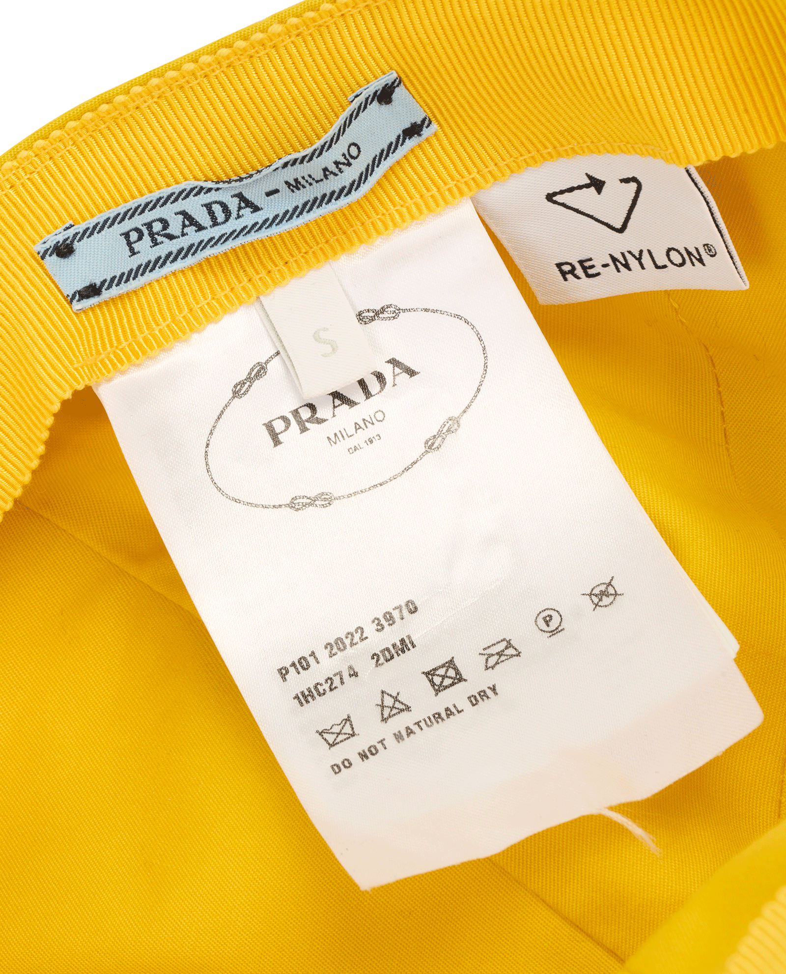 Prada Logo-Plaque Re-Nylon Baseball Cap, &pound;150, Accessories, Black, Polyester Mix, Other view