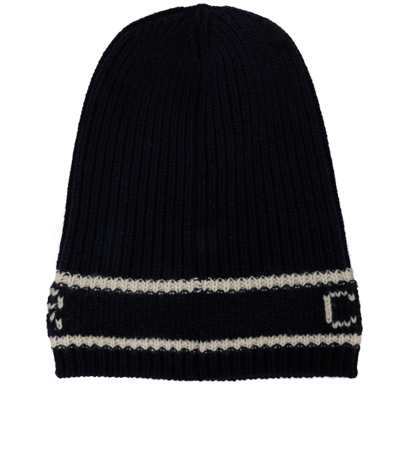 Christian Dior D-White Beanie, &pound;280, Accessories, Navy, Cashmere, Back view