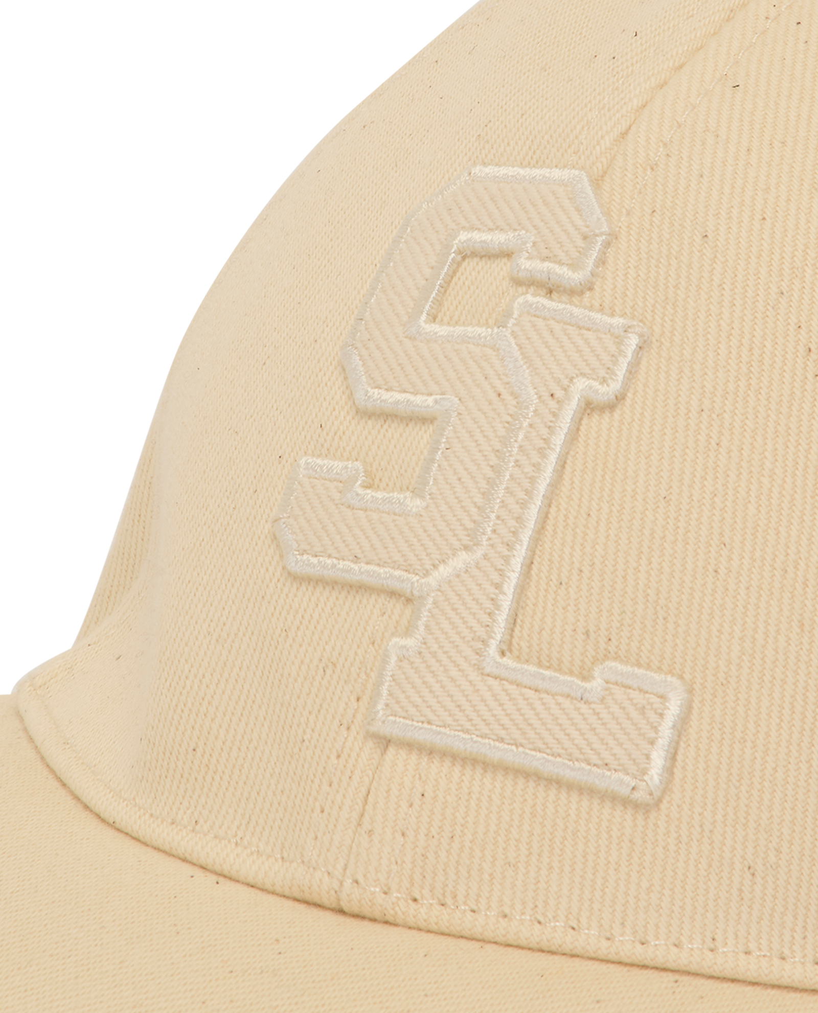 Saint Laurent Logo Patch Baseball Cap, &pound;120, Accessories, Cream, Cotton, Other view