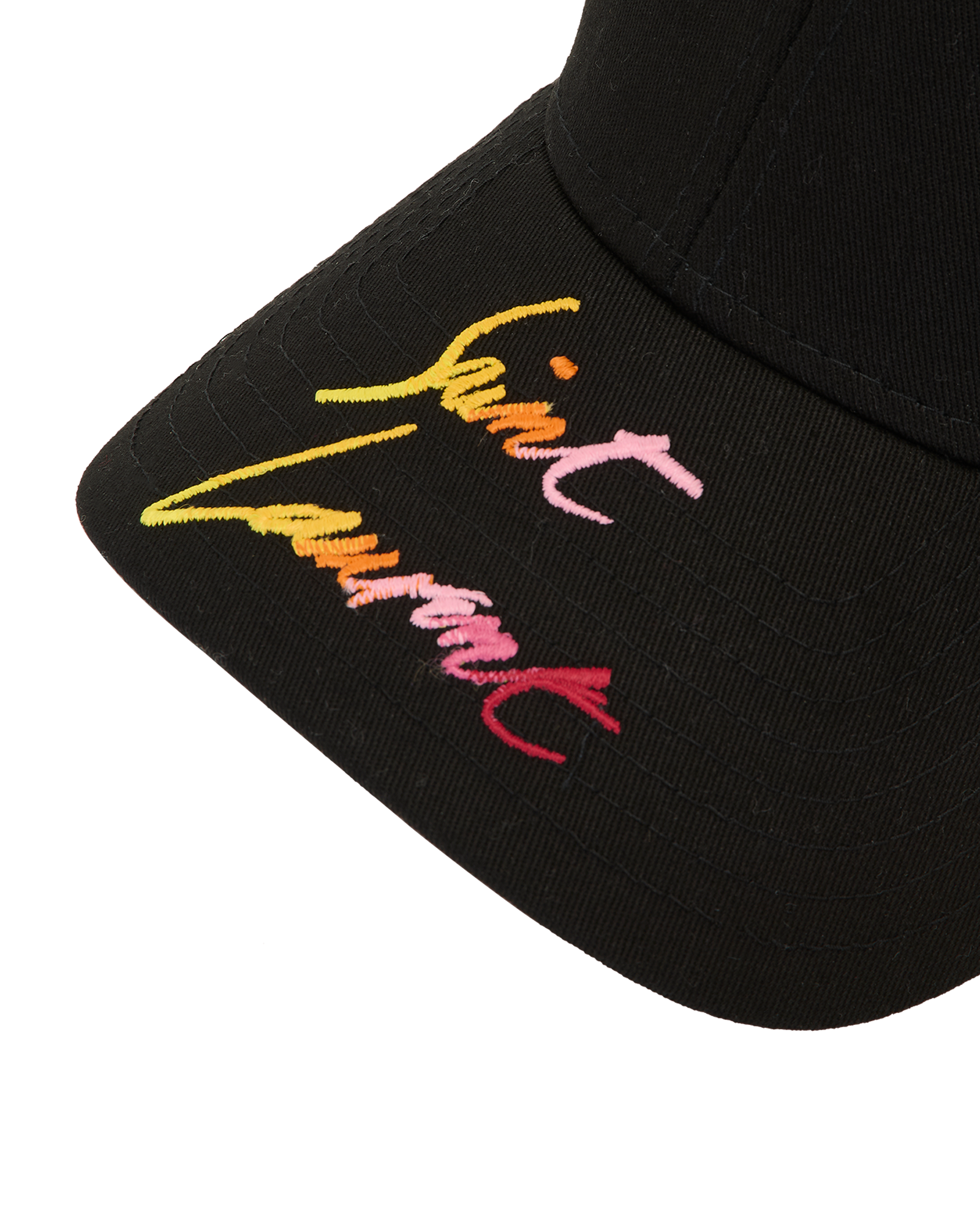 Saint Laurent x New Era Baseball Cap, &pound;190, Accessories, Black, Cotton, Other view