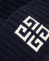 Givenchy Logo Beanie, &pound;150, Accessories, Navy, Wool, Other view