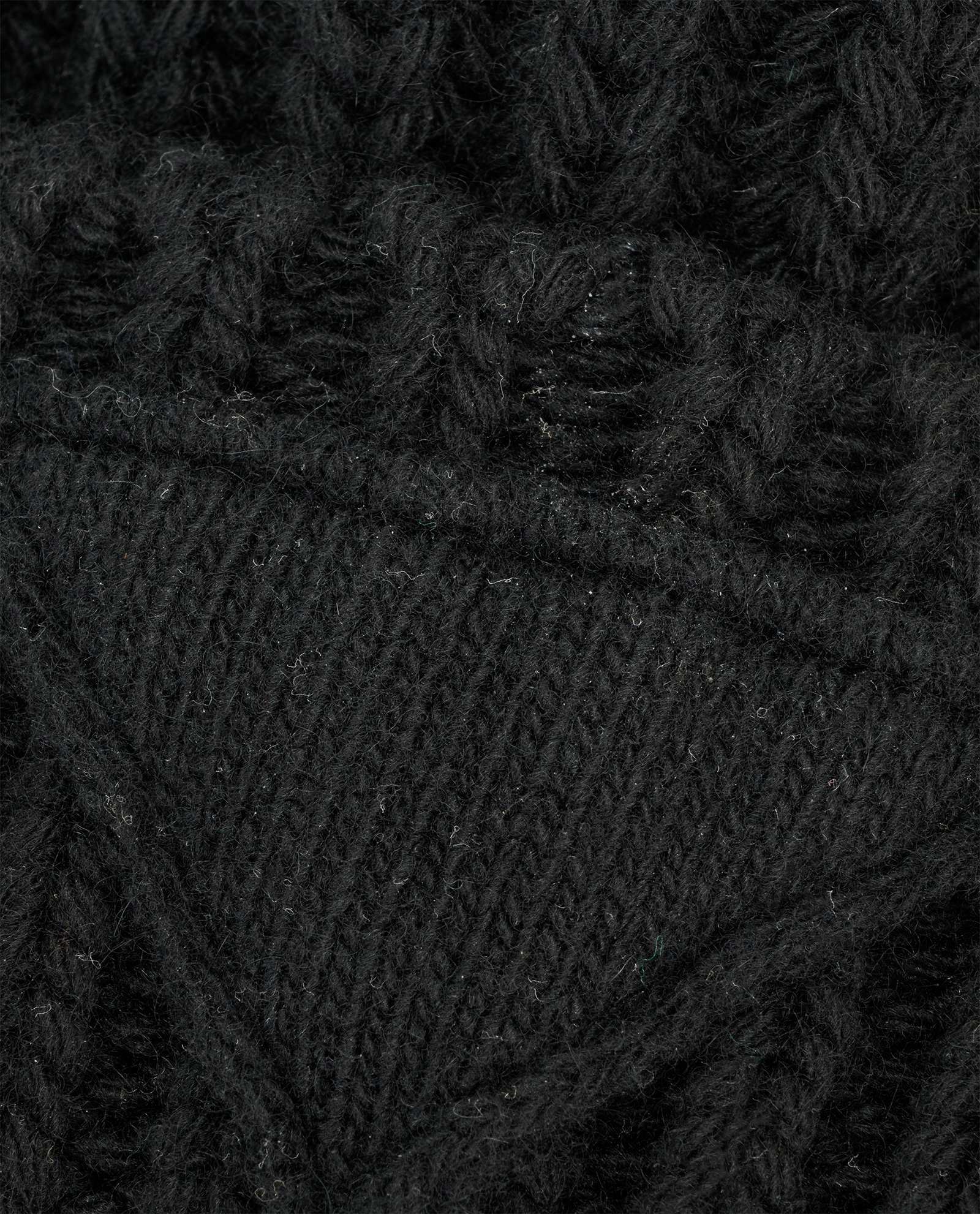 Prada Triangle Patch Beanie, &pound;220, Accessories, Black, Cashmere/Wool, Other view