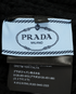 Prada Triangle Patch Beanie, &pound;220, Accessories, Black, Cashmere/Wool, Other view