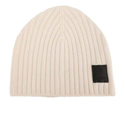 Givenchy Beanie Hat, &pound;110, Accessories, Cream, Wool, Front view