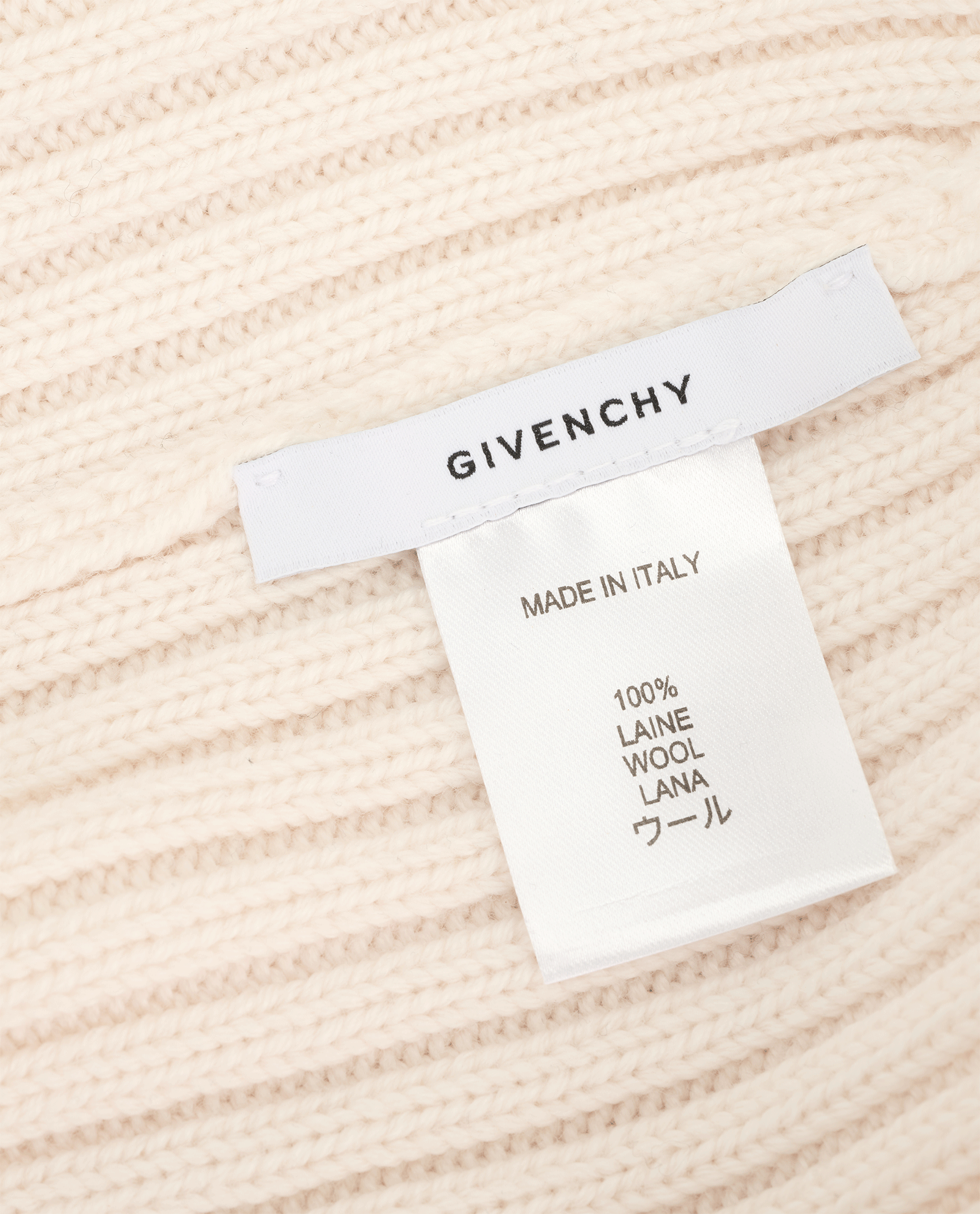 Givenchy Beanie Hat, &pound;110, Accessories, Cream, Wool, Other view