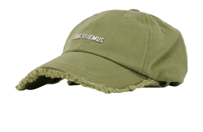 Jacquemus La Casquette Artichaut Hat, &pound;80, Accessories, Khaki, Cotton, Front view