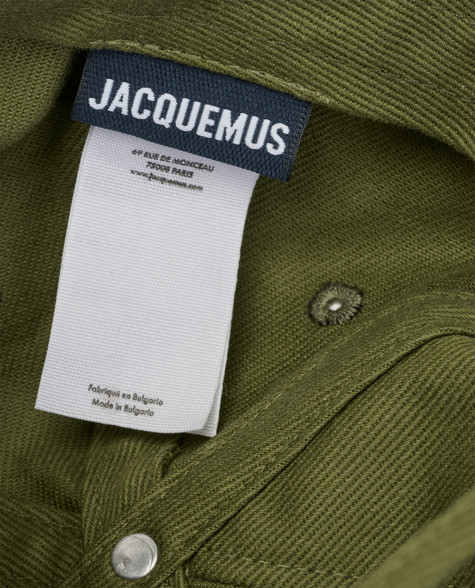Jacquemus La Casquette Artichaut Hat, &pound;80, Accessories, Khaki, Cotton, Other view