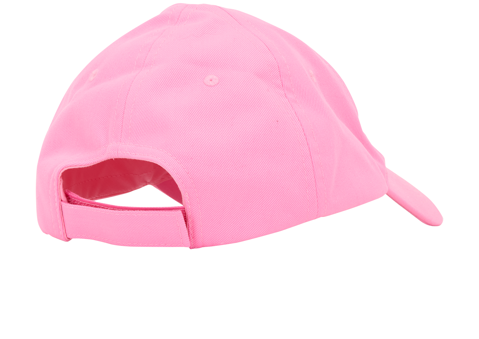 Balenciaga Logo Embroidered Baseball Cap, &pound;195, Accessories, Pink, Cotton/Polyester (Polymer), Back view