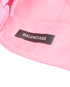 Balenciaga Logo Embroidered Baseball Cap, &pound;195, Accessories, Pink, Cotton/Polyester (Polymer), Other view