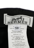 Hermes Baseball Cap, &pound;250, Accessories, Navy, Viscose, Other view
