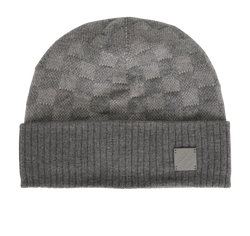 Louis Vuitton Neo Petit Damier Beanie, Wool, Grey, MII, O/S, B, 2*