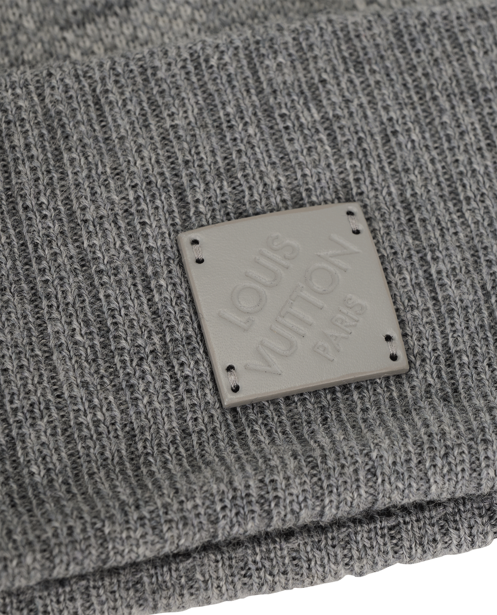 Louis Vuitton Neo Petit Damier Beanie, &pound;180, Accessories, Grey, Wool, Other view