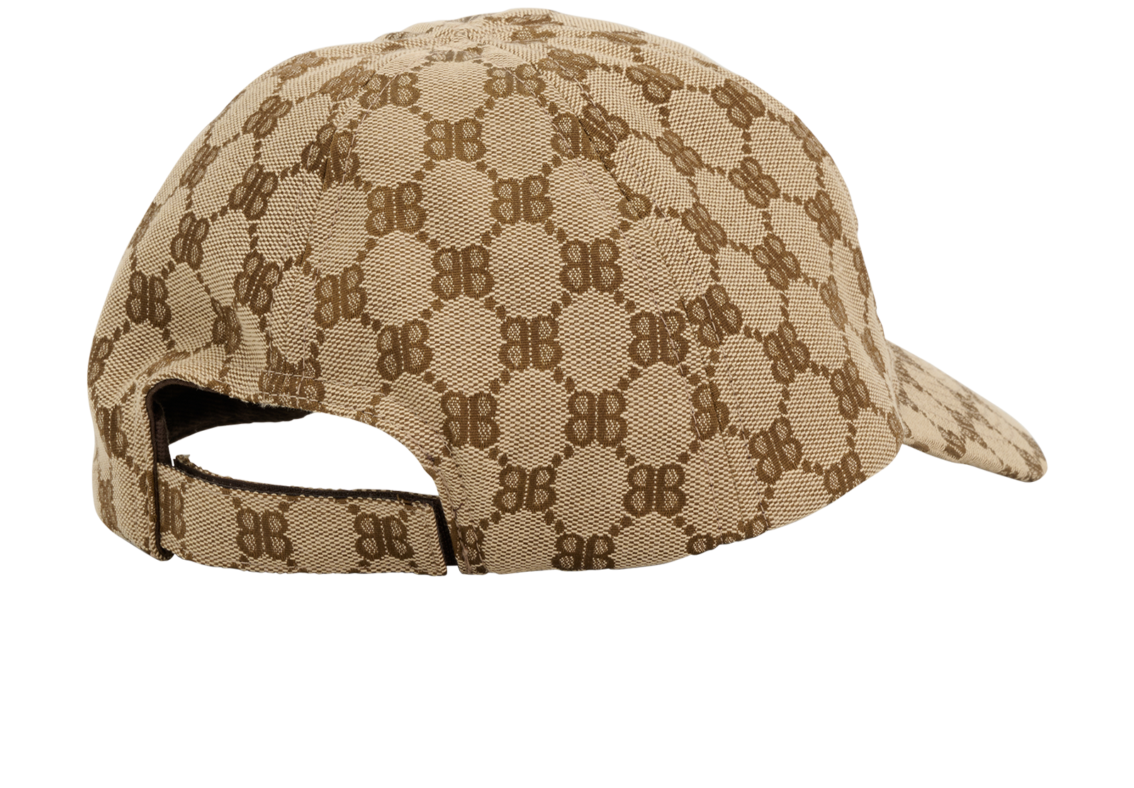 Gucci x Balenciaga The Hacker Project Baseball Cap, &pound;225, Accessories, Brown, Canvas, Back view