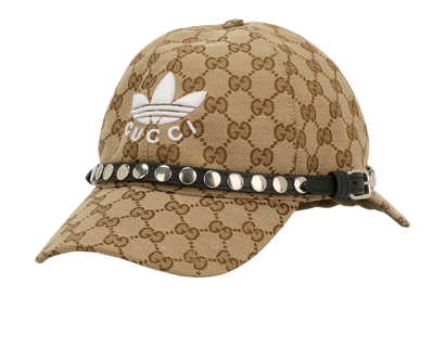Gucci x Adidas Double Sided Cap, &pound;90, Accessories, Beige, Cotton/Polyester Mix, Front view