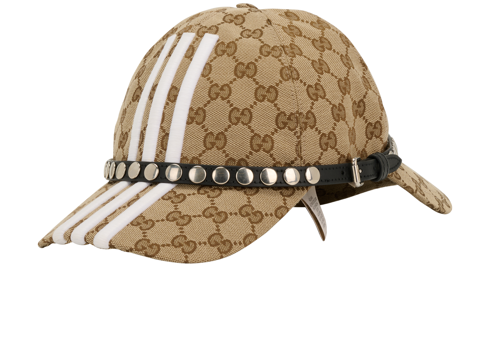 Gucci x Adidas Double Sided Cap, &pound;90, Accessories, Beige, Cotton/Polyester Mix, Back view