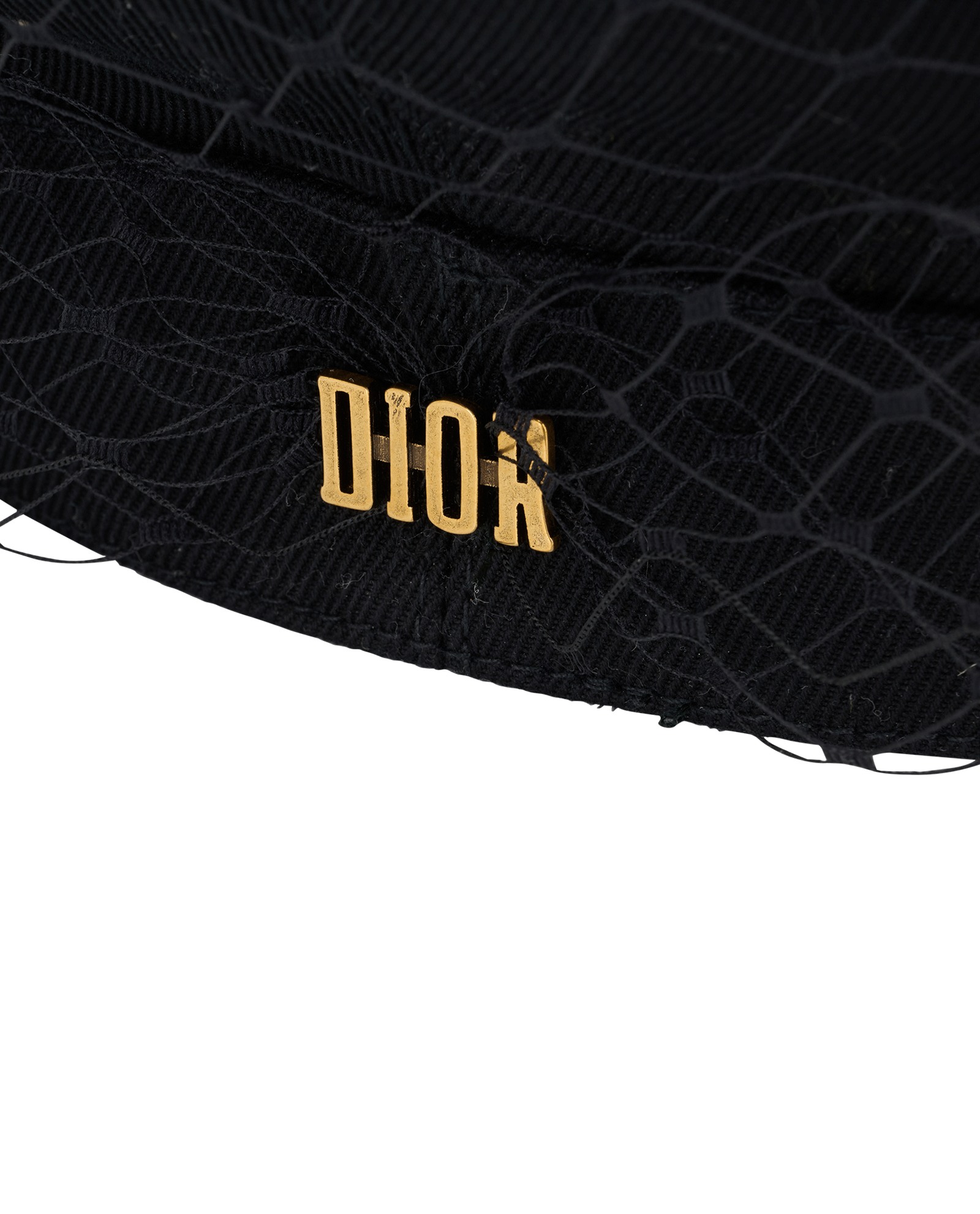 Christian Dior Net Beret, &pound;360, Accessories, Black, Cotton, Other view