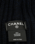 Chanel Beanie, &pound;320, Accessories, Navy, Cashmere, Other view