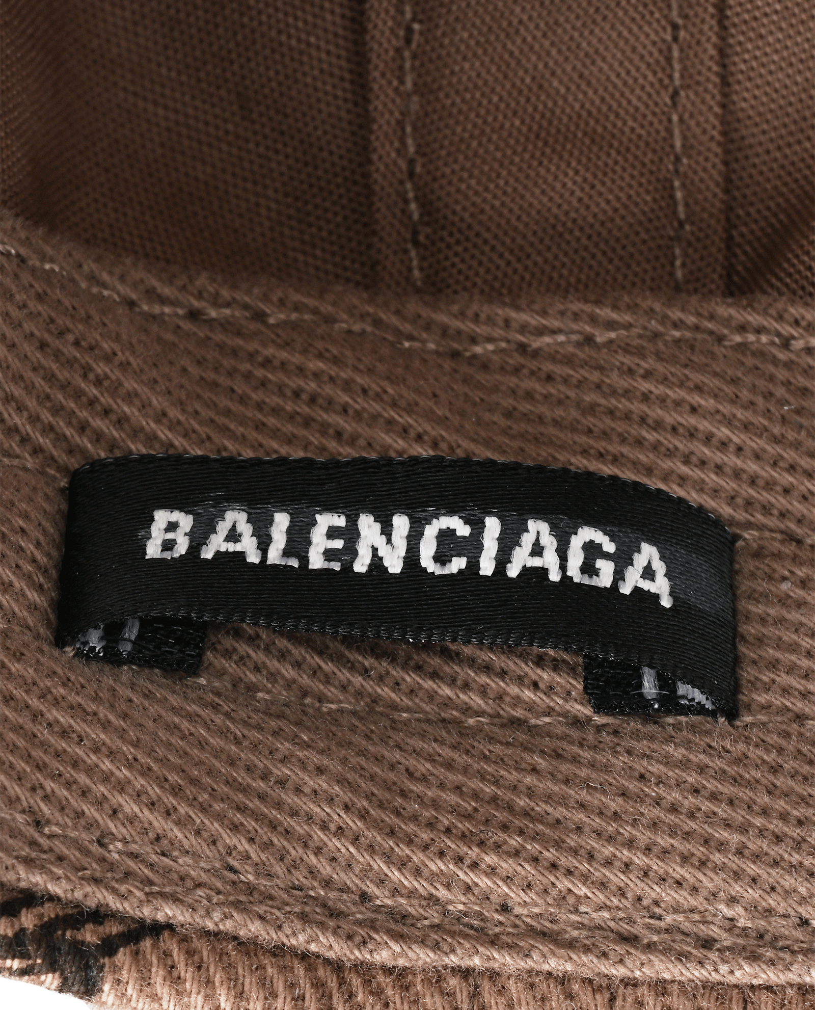 Balenciaga BB Monogram Cap, &pound;150, Accessories, Brown, Cotton, Other view