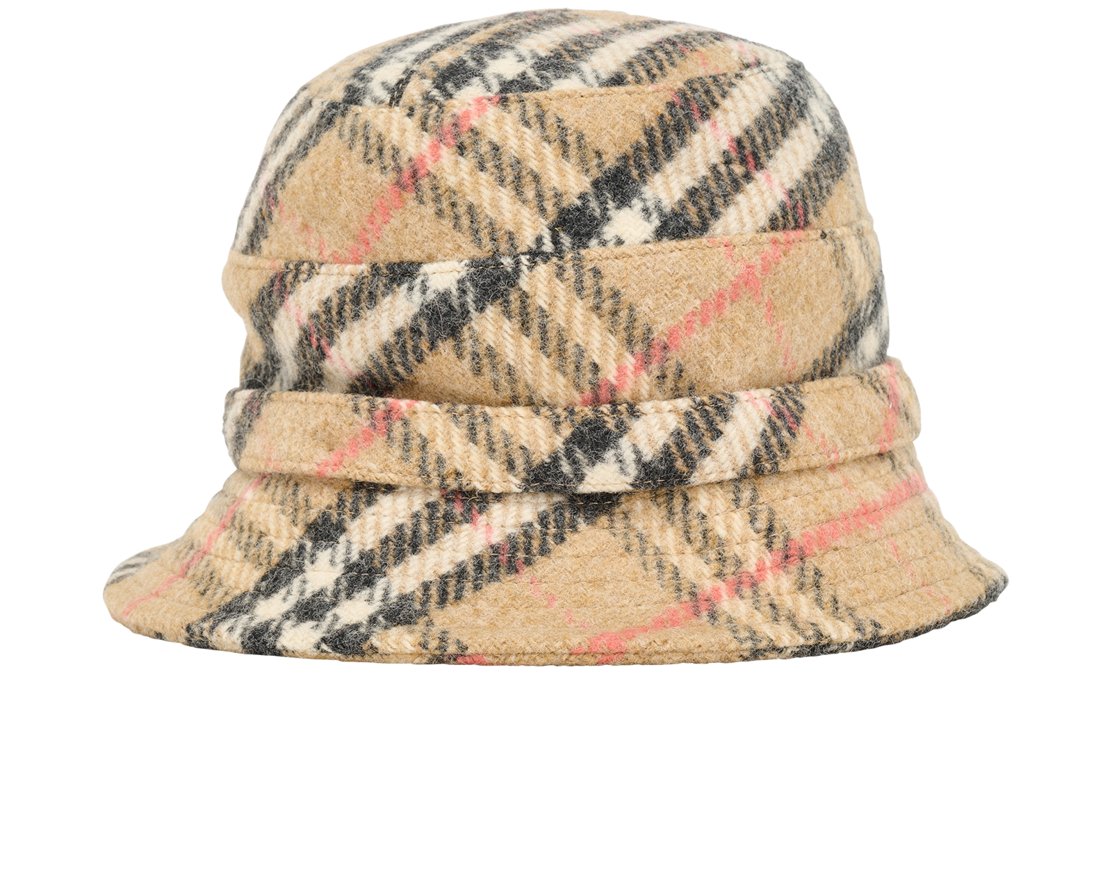 Pre-loved Burberry x Philip Treacy Check Bucket Hat - £110