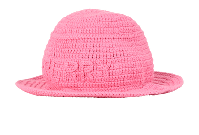 Burberry Knit Bucket Hat, &pound;220, Accessories, Pink, Cotton, Front view