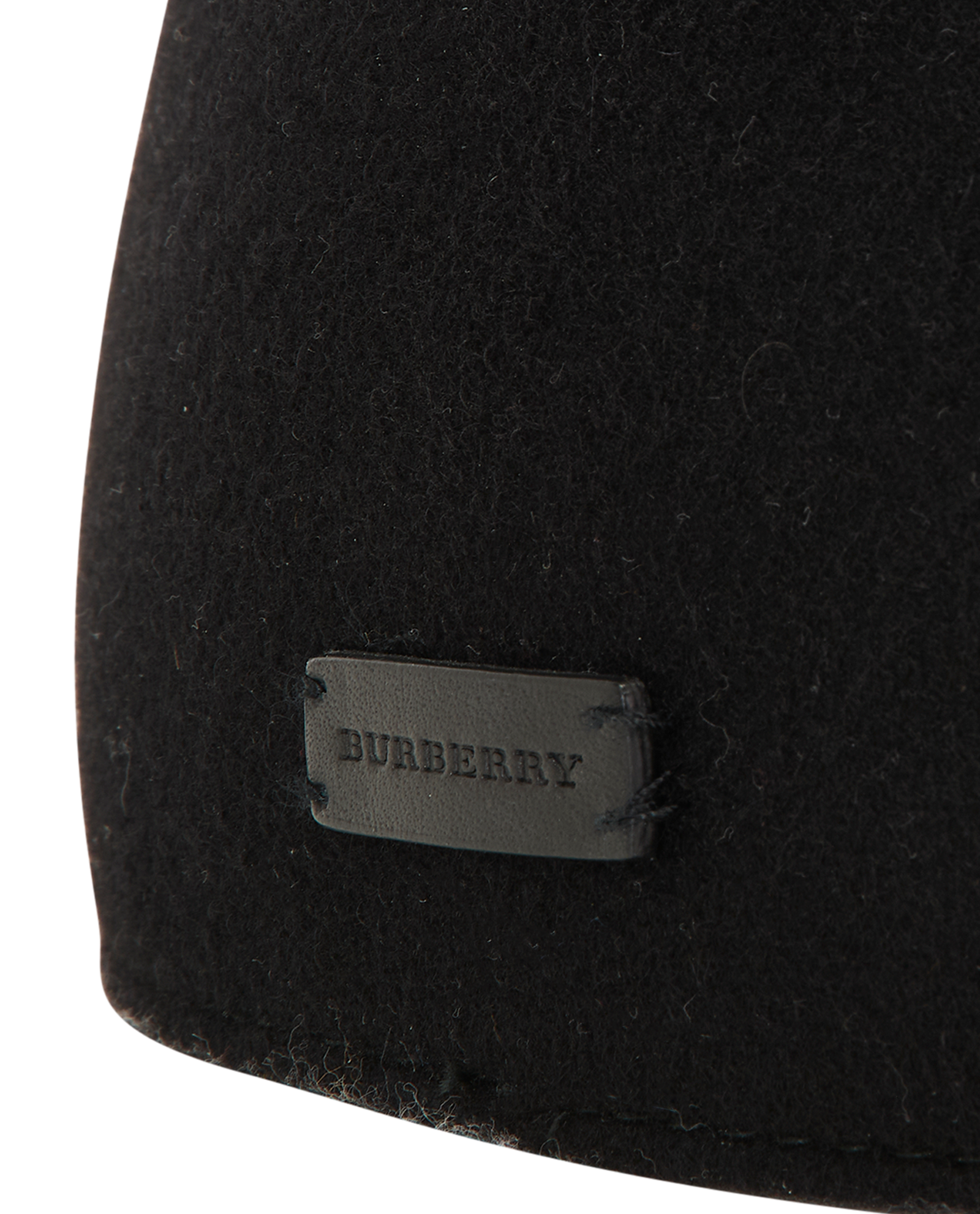 Burberry Baseball Cap, &pound;90, Accessories, Black, Cashmere/Wool, Other view