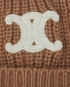 Celine Triomphe Beanie, &pound;320, Accessories, Tan, Cashmere, Other view