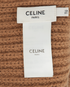 Celine Triomphe Beanie, &pound;320, Accessories, Tan, Cashmere, Other view