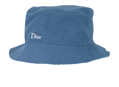 Christian Dior Bucket Hat, &pound;350, Accessories, Blue, Cotton, Front view