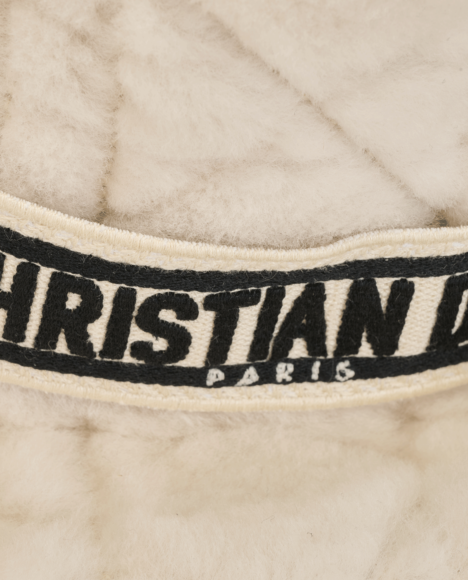 Christian Dior D-Bobby Bucket Hat, &pound;350, Accessories, Cream, Shearling, Other view