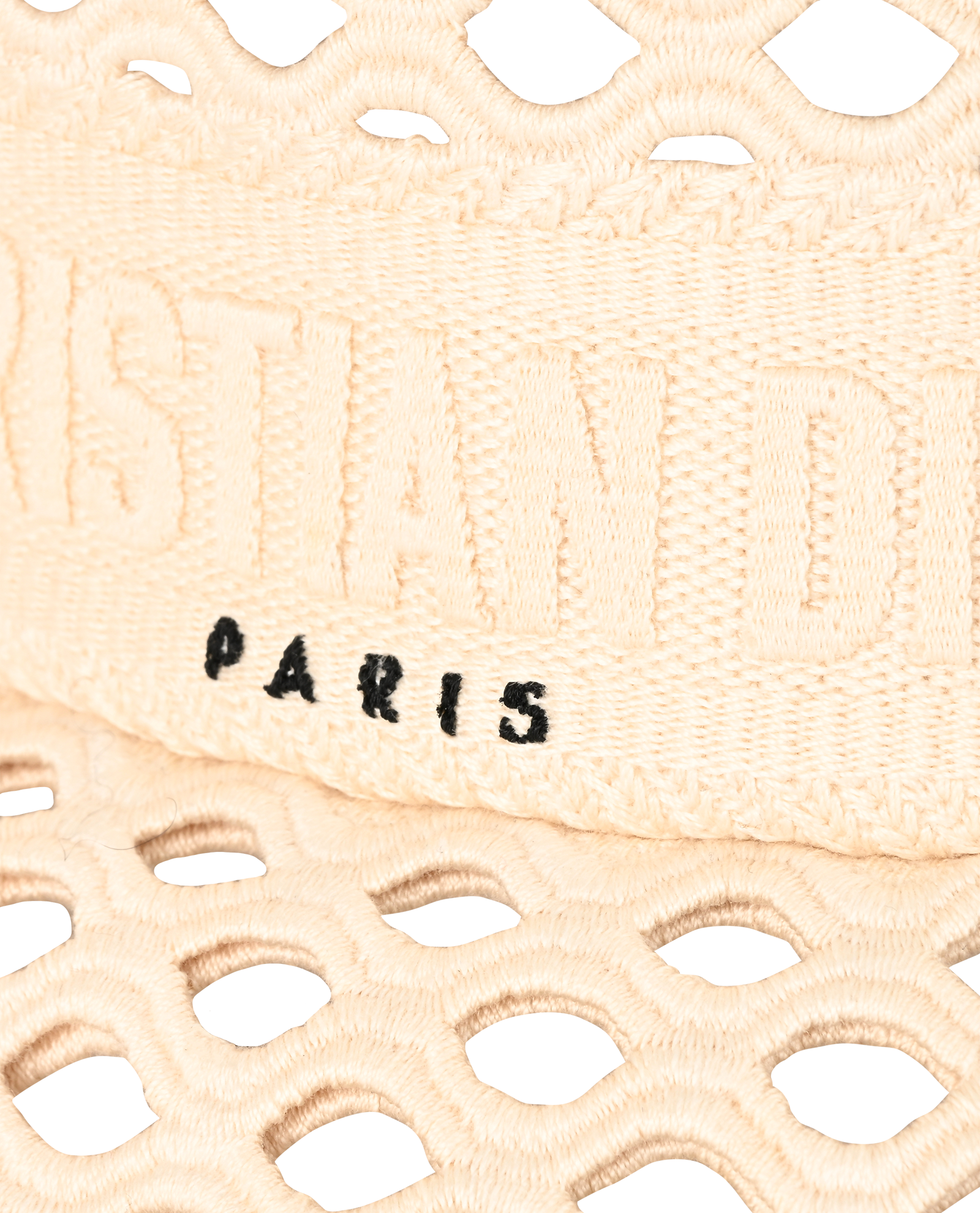 Christian Dior Mesh Bucket Hat, &pound;260, Accessories, Cream, Cotton/Mesh (Polyester), Other view