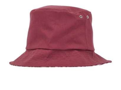 Christian Dior Reversible Teddy-D Bucket Hat, &pound;270, Accessories, Burgundy, Polyester (Polymer), Front view