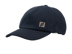 Fendi Baseball Cap, Cotton, Blue, ONE SIZE, 4*