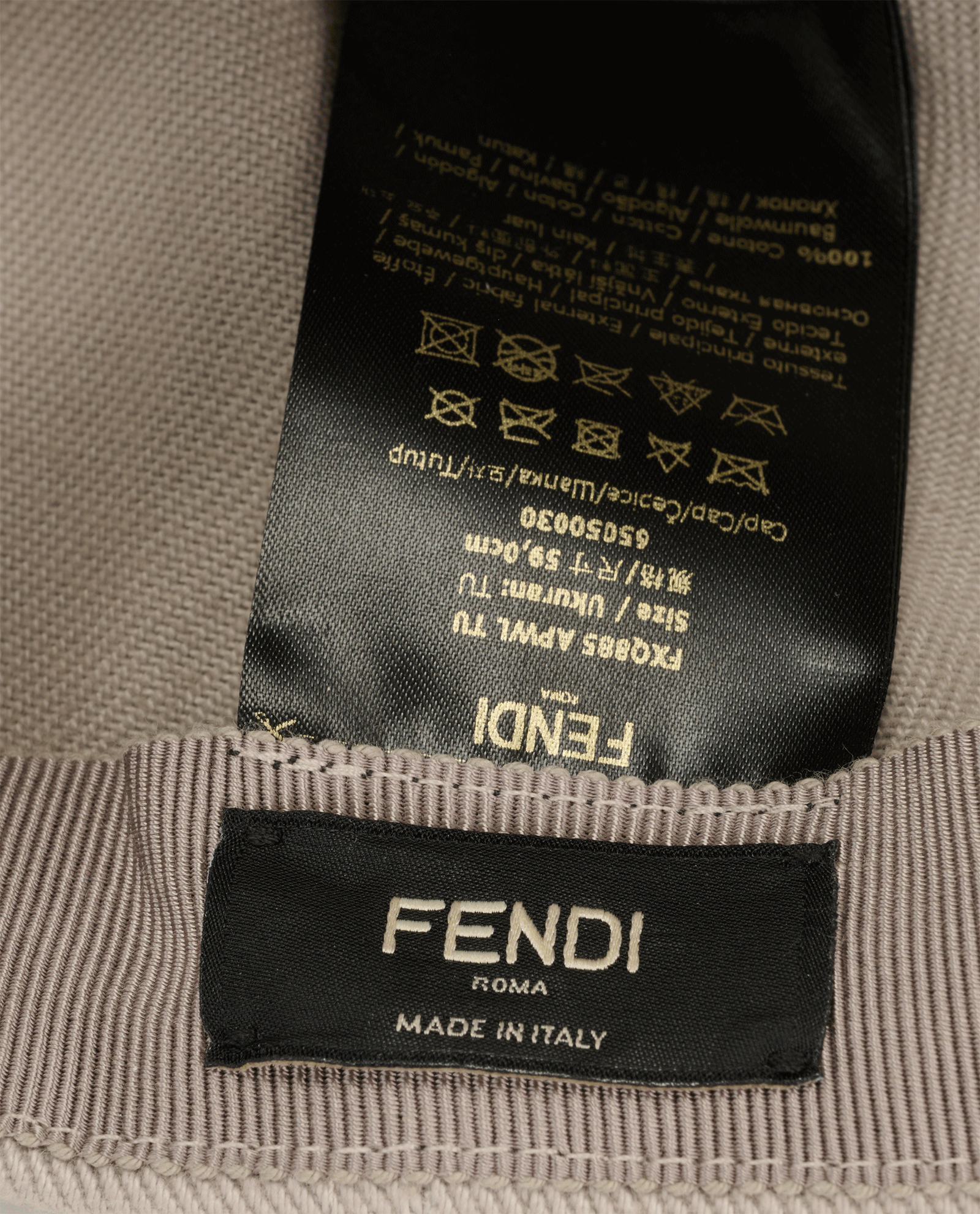 Fendi Baseball Cap, &pound;195, Accessories, Grey, Cotton, Other view