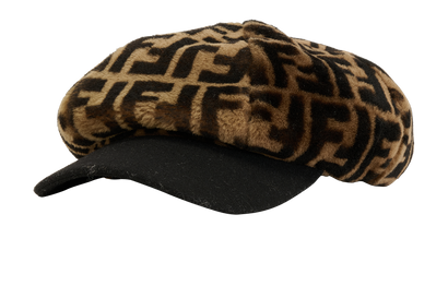 Fendi FF Hat, &pound;195, Accessories, Black/Brown, Cotton/Wool, Front view