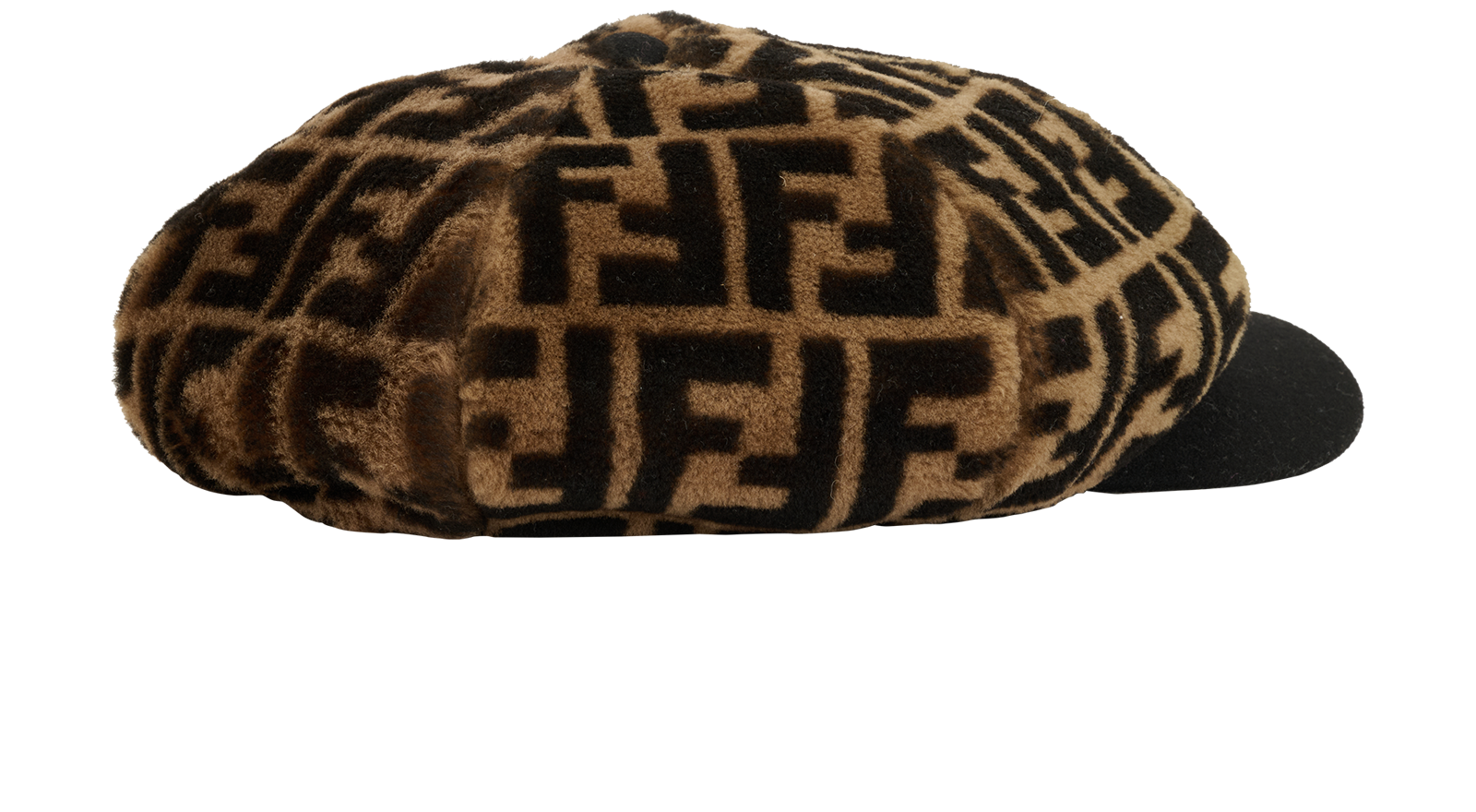 Fendi FF Hat, &pound;195, Accessories, Black/Brown, Cotton/Wool, Back view