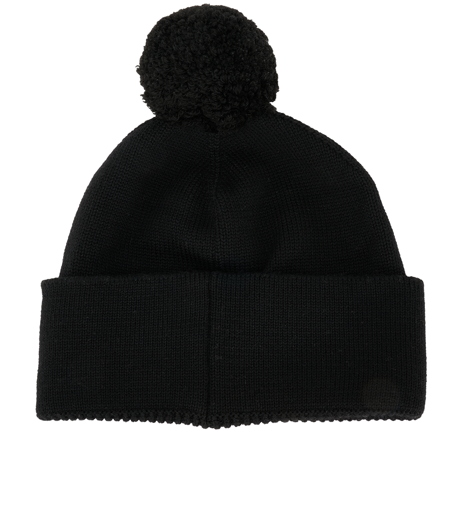 Fendi Logo Bobble Hat, &pound;120, Accessories, Black, Wool, Back view