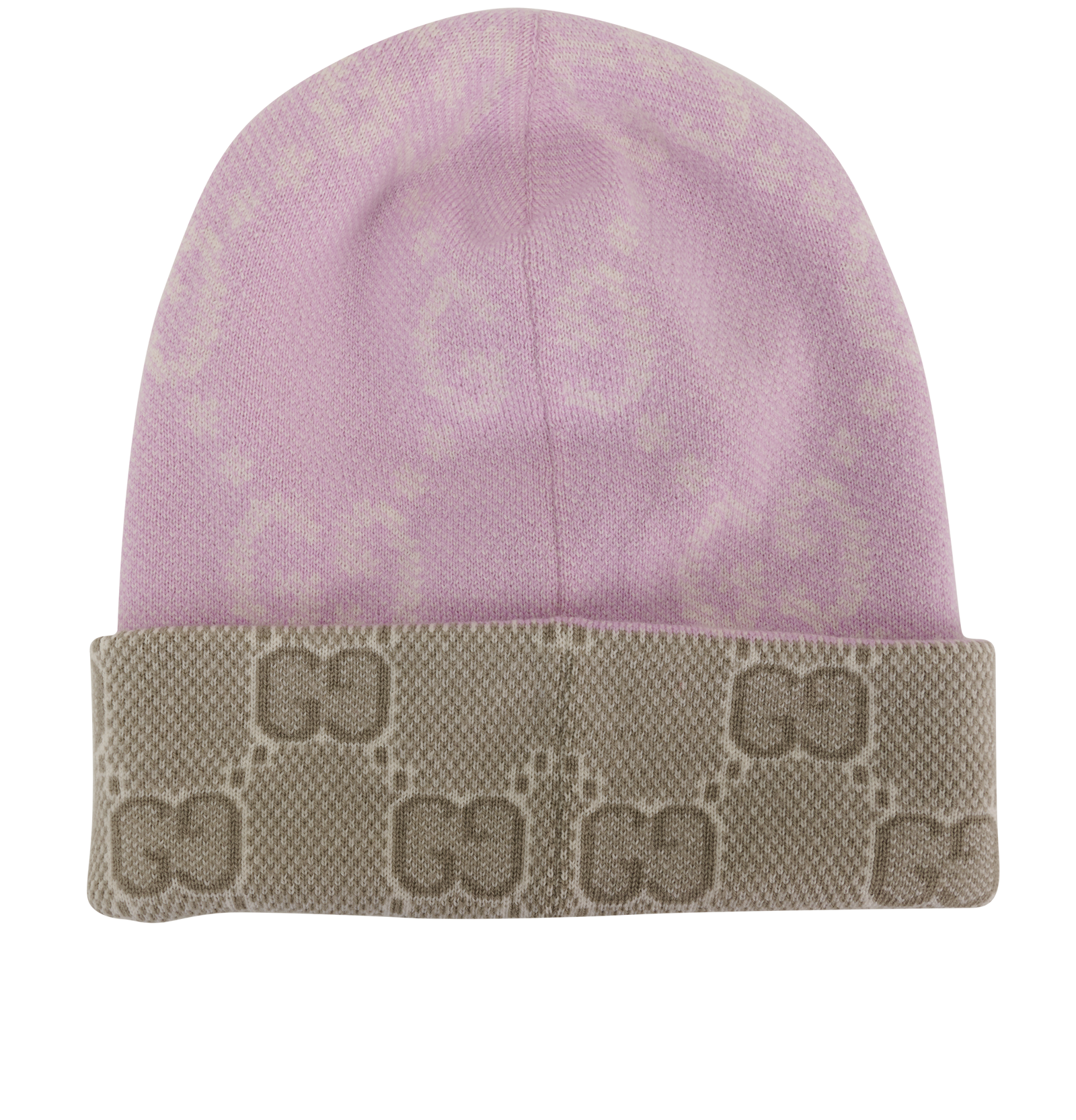 Gucci GG Knit Beanie, &pound;130, Accessories, Purple, Wool, Back view