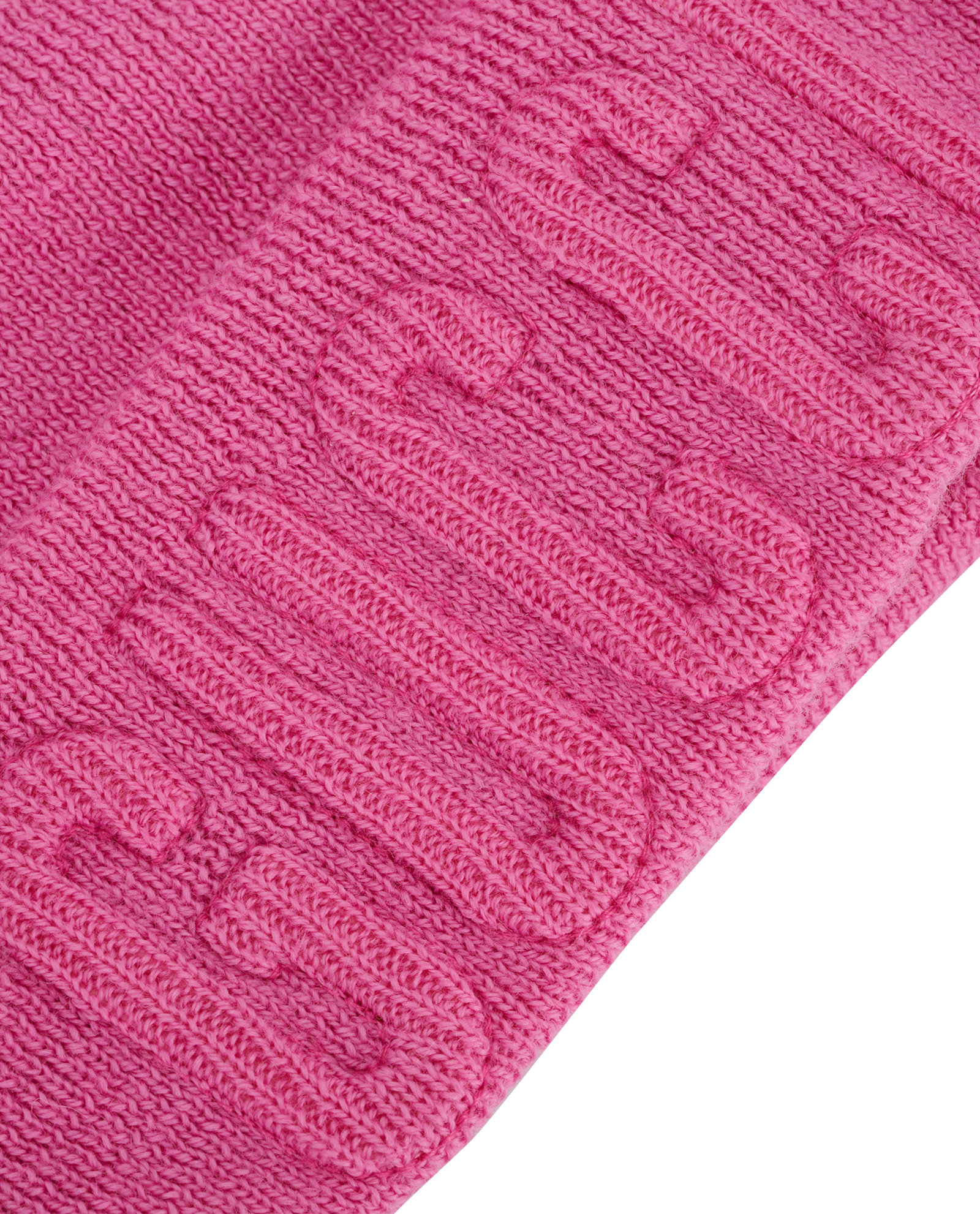 Gucci Logo Embroidered Knit Beanie, &pound;130, Accessories, Pink, Wool, Other view