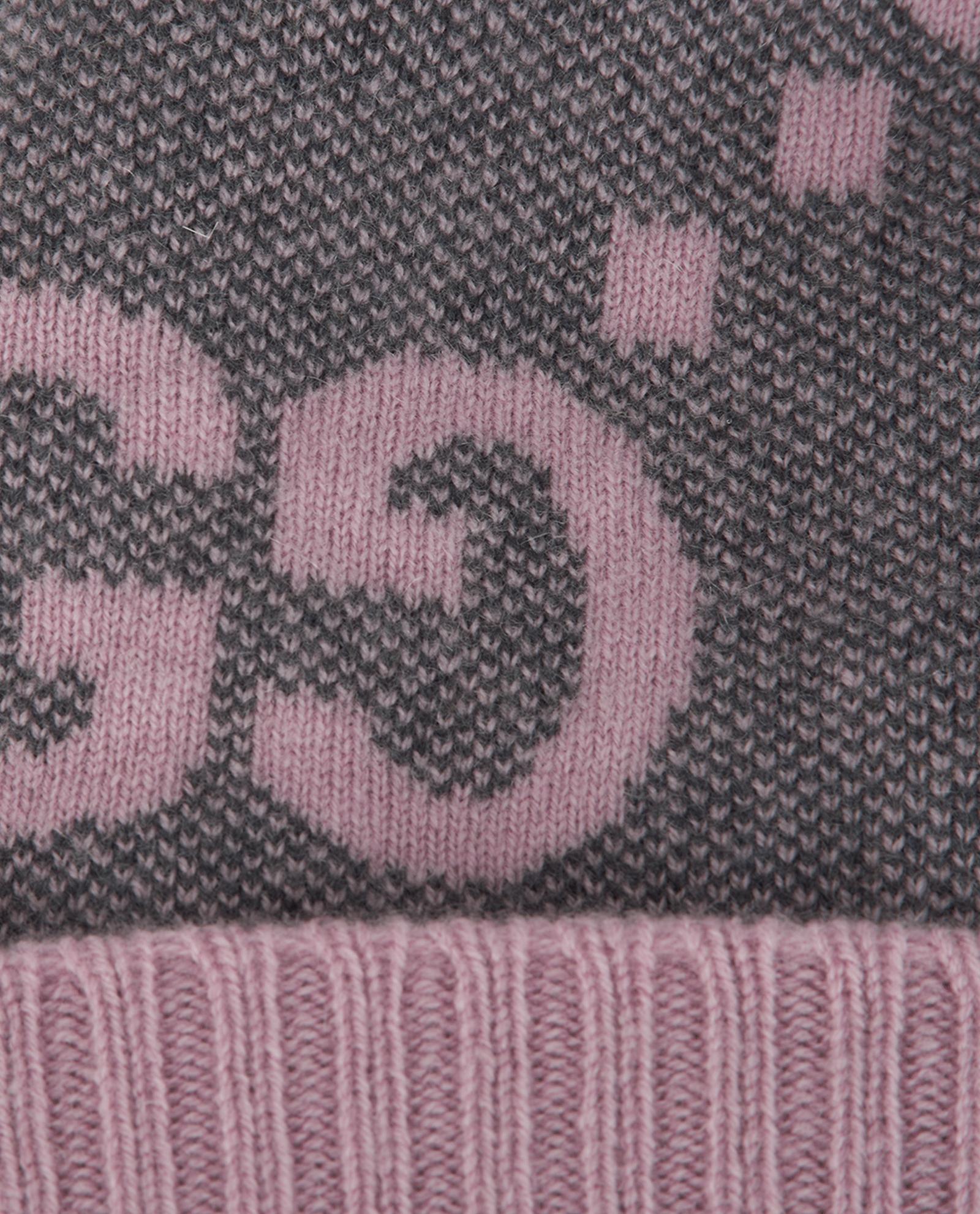 Gucci GG Hat, &pound;150, Accessories, Grey/Pink, Cashmere, Other view