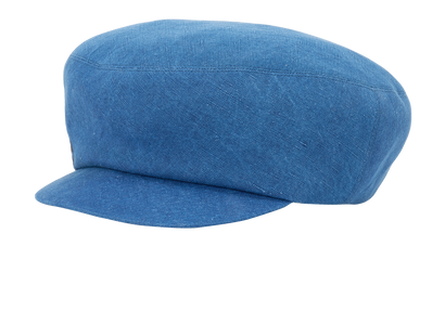 Hermes Hat, &pound;250, Accessories, Blue, Linen, Front view