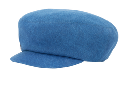 Hermes Hat, Linen, Blue, Sz56, B, 3*