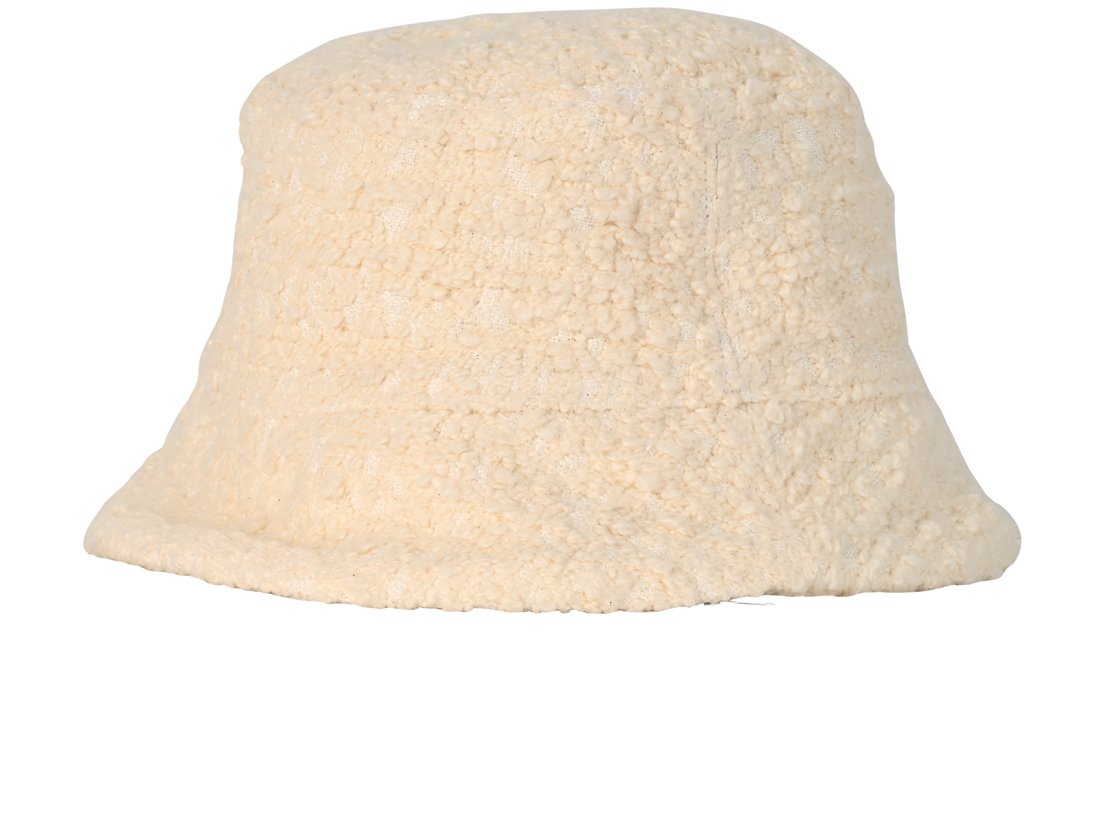 Tory Burch Boucle Bucket Hat, &pound;70, Accessories, Cream, Cotton/Linen, Back view