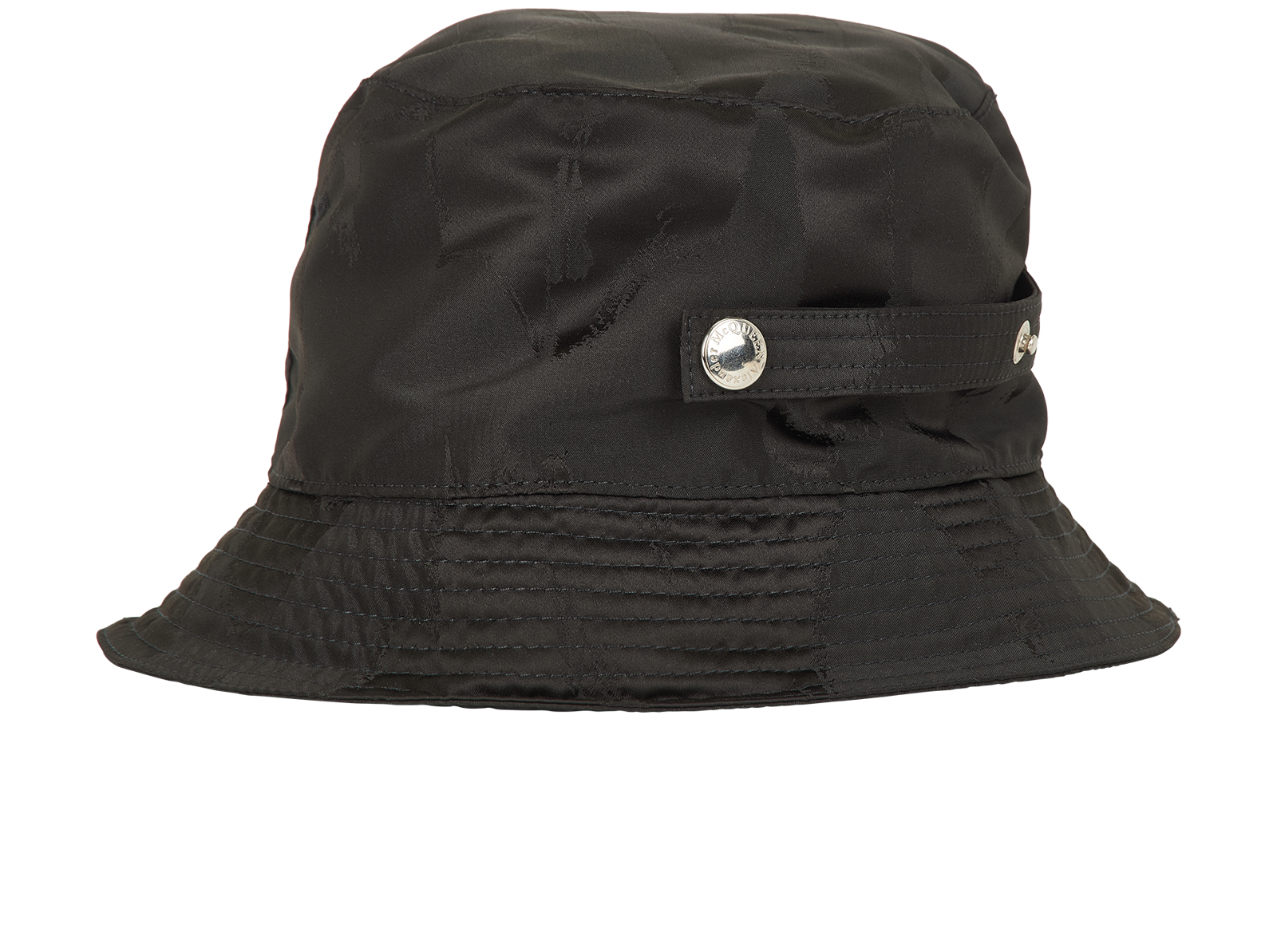 Alexander McQueen Bucket Hat, &pound;175, Accessories, Black, Polyester (Polymer), Back view