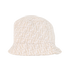 Fendi FF Bucket Hat, &pound;220, Accessories, Beige/Cream, Wool, Back view