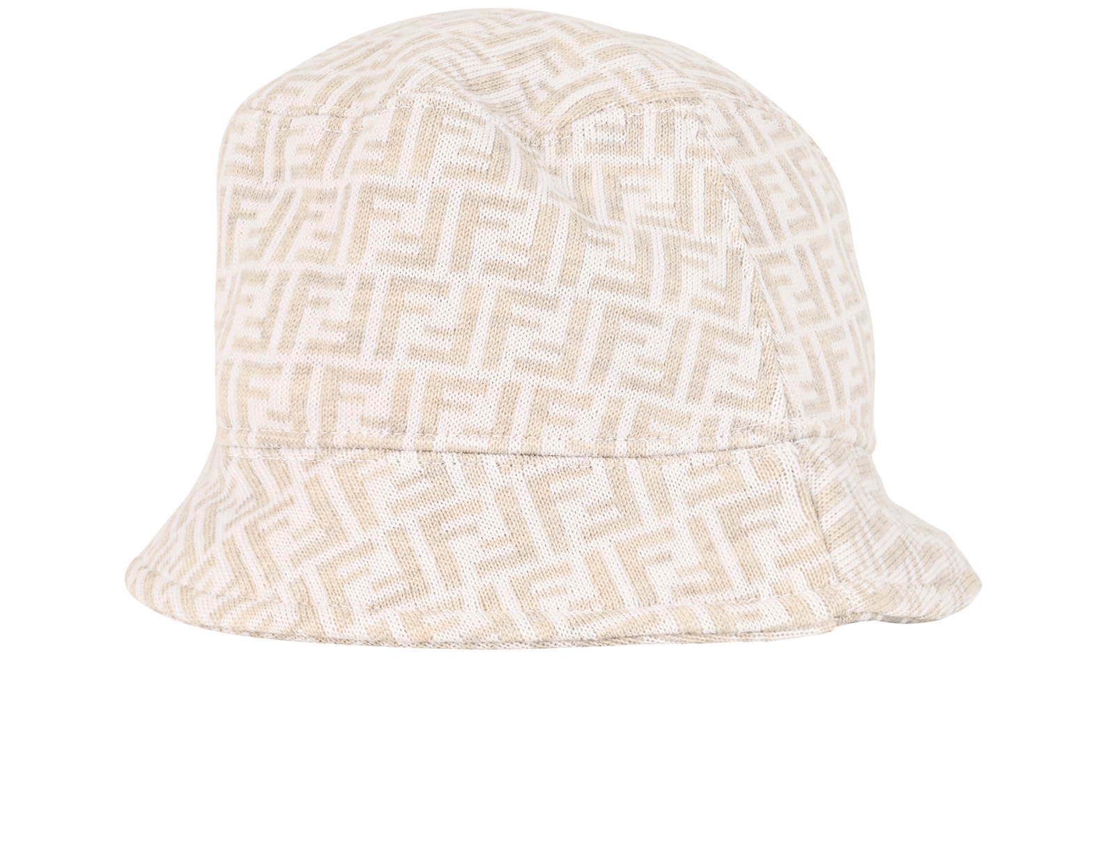 Fendi FF Bucket Hat, &pound;220, Accessories, Beige/Cream, Wool, Back view