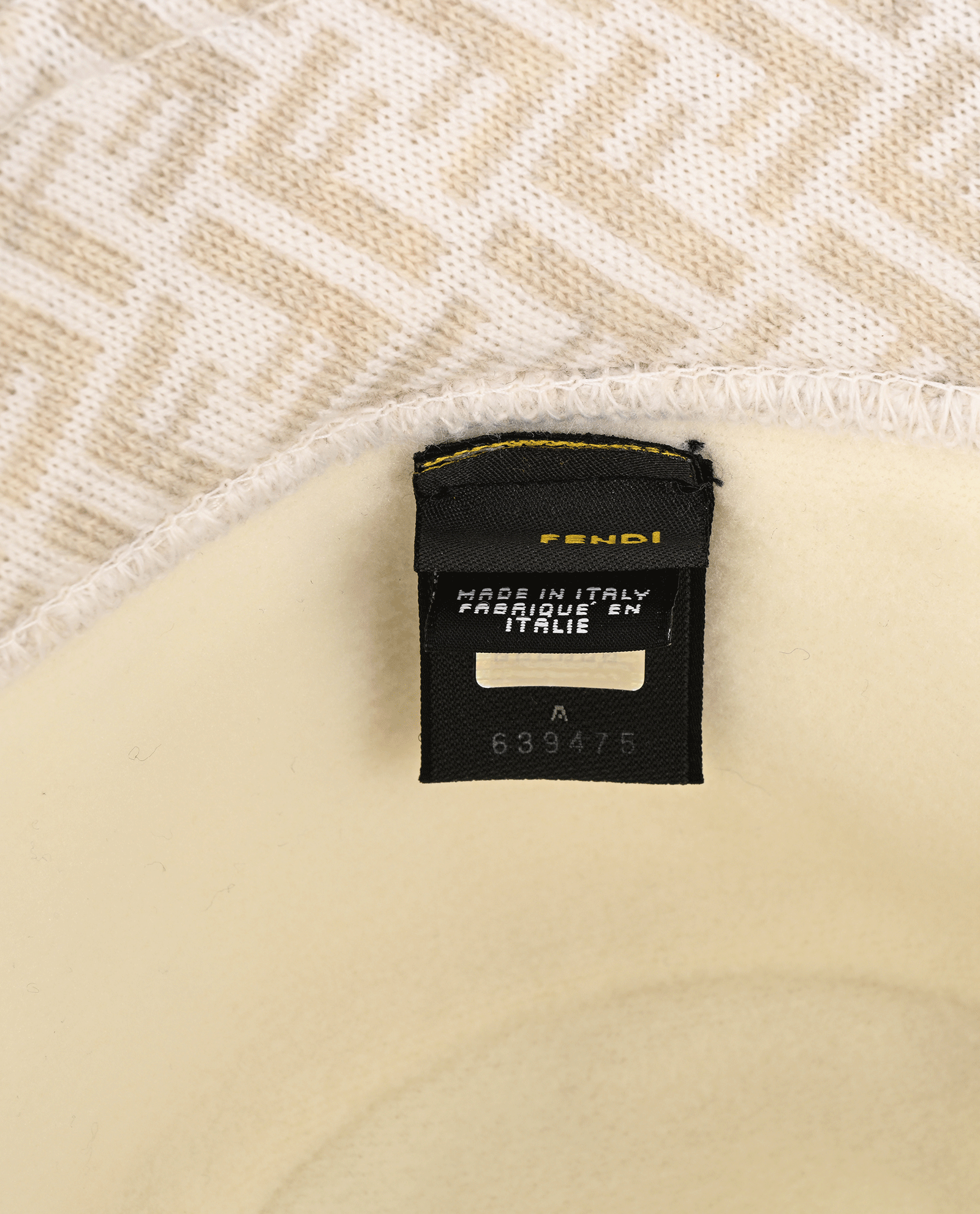 Fendi FF Bucket Hat, &pound;220, Accessories, Beige/Cream, Wool, Other view