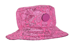 Gucci Jacquard Bucket Hat, Poli/Silk, Pink, MII, 3*