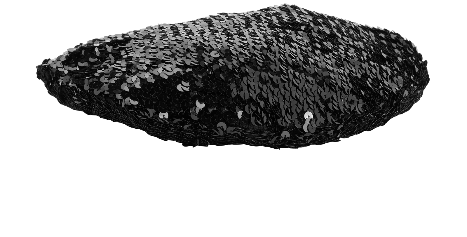 Chanel Sequin Beret, &pound;450, Accessories, Black, Polyester (Polymer), Back view